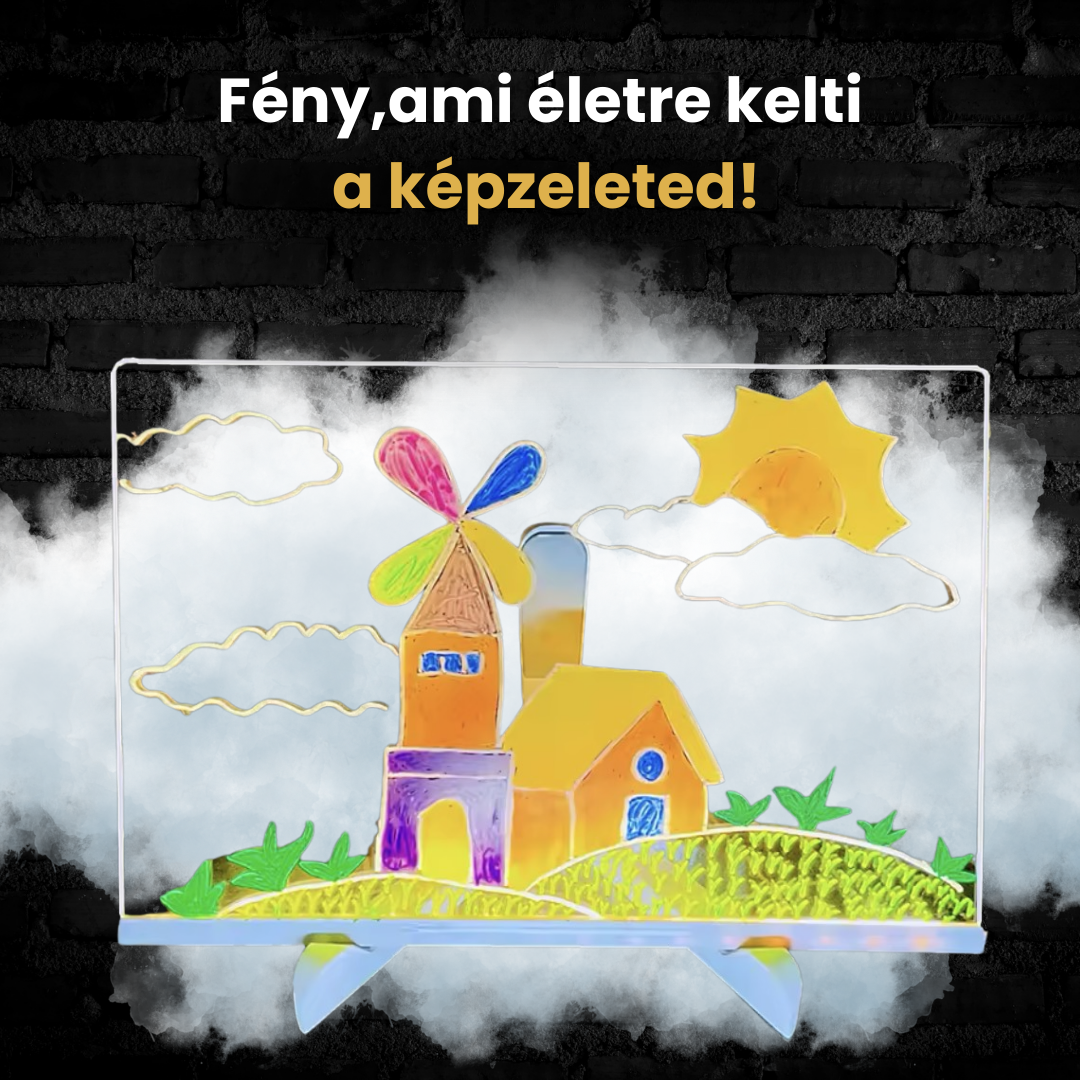 MeseFény Világítós Rajztábla