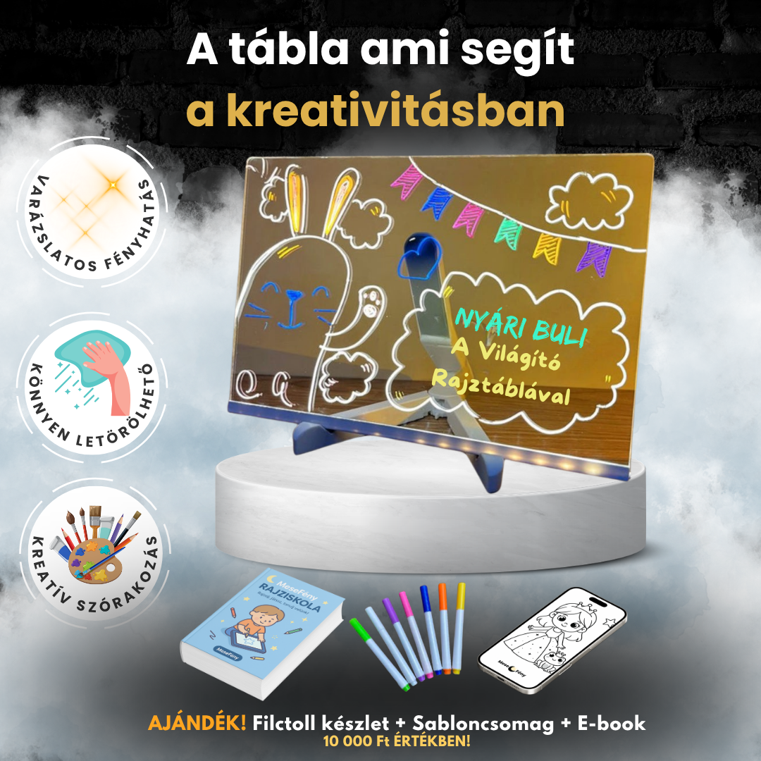 MeseFény Világítós Rajztábla